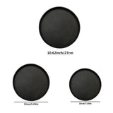A Round Bathroom Tray, Decorative Vanity Tray, Silicone Soap Holder, Kitchen Countertop Organizer, Coffee Table Decoration, Suitable for Candles, Perfumes, Plants - Decorative Tray