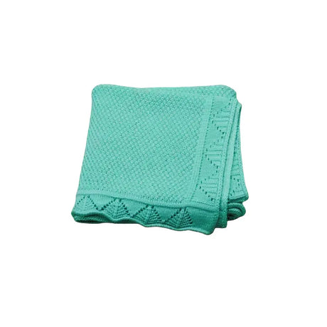 Personalized Knitted Blanket Embroidered Name Baby Boy Girl Soft Blanket Baby Shower Breathable Stroller Blanket Birthday Gift