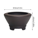 Chinese Style Bonsai Pots Breathable Stoneware Bonsai Pots With Holes Chinese Style Bonsai Flowerpot Ceramic Crafts for Garden