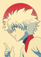 Hunter X Hunter Japanese Classic Anime Poster Killua Zoldyck Wall Art Pictures Canvas Painting Home Kids Room Decor Gift