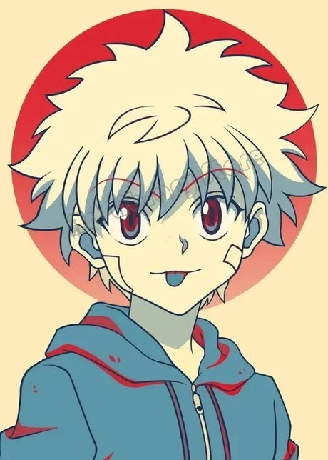 Hunter X Hunter Japanese Classic Anime Poster Killua Zoldyck Wall Art Pictures Canvas Painting Home Kids Room Decor Gift
