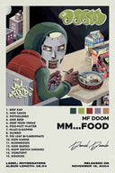 MF Doom Comic Album Poster Aesthetic Rapper Hip Hop Rock Music Band MM Food Mask Canvas For Wall Art Room Decor Home Decoration