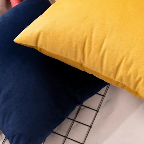 Velvet Cushion Cover Solid Color Throw Pillow Covers for Living Room Sofa Decorative Pillow Home Decor Pillowcase