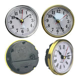 Classic Clock Craft Quartz Movement Dia.65mm Round Clocks Insert Roman Number Little Clock Arabic Numbers Wall Decor
