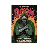 MF Doom Comic Album Poster Aesthetic Rapper Hip Hop Rock Music Band MM Food Mask Canvas For Wall Art Room Decor Home Decoration