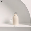INS Ceramic Vase White Flower Pot Nordic Decorative Vase Dry Flower Vases for Home Living Room Desktop Decor ваза для цветов