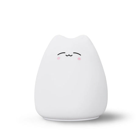 Mini Popular Cat Baby Night Lamp 7-color Pat Touch Color-changing Eye Protection Bedroom Bedside Night Light Gift Children