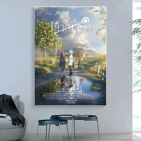 Frieren: Beyond Journey's End Poster Prints For Bedroom Living Room Sôsô no Furîren Anime Canvas Painting Wall Art Home Decor