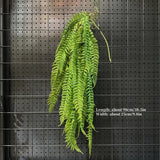 1PC Artificial Hanging Green Plants Fake Rattan Wall Hanging Plastic Vine for Home Garden Restaurant Decoration Soft Landscaping