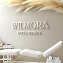 Custom Large 3D Business Logo Sign Personalized Wall Mounted Acrylic Wall Sign for Beauty Salon UV Print Logo Room Decorations