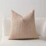 Cordury Pillow Covers - Modern Decorative Cushion Cases with Zipper Closure, Machine Washable, No Inserts Included
