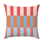 Vibrant Geometric Stripe Pillow Covers, Machine Washable with Zip Closure | Ideal for Living Room Sofa & Bedroom Decor