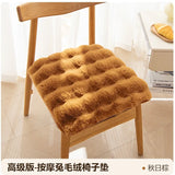 Winter Thickened Plush Student Cushion Seat Cushion Rabbit Velvet Warm Seat Cushion Fart Cushion Office Sedentary Artifact