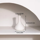 White Ceramic Vases Nordic Decorative Vasen Ornaments Home Living Room Decor Flower Arrangements Sketching Props Desktop Decor