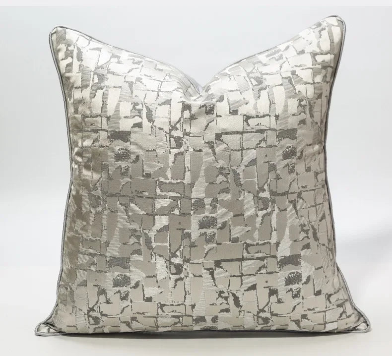 40 Style High Grade Cushion Cover 30x50/45x45/50x50CM Light Luxury Jacquard Pillowcase Champagne Blue Home Hotel Bed Sofa Decor