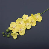 69cm Phalaenopsis Artificial Flower Branches Real Touch Faux Orchid Stems for Floral Arrangement Wedding Party Home Decoration