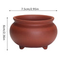 Chinese Style Bonsai Pots Breathable Stoneware Bonsai Pots With Holes Chinese Style Bonsai Flowerpot Ceramic Crafts for Garden