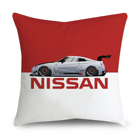 New Sports Car Cushion Cover Full Body Cartoon Pattern Pillow Case for Home Sofa Car Decor Pillowcase 45cm*45cm