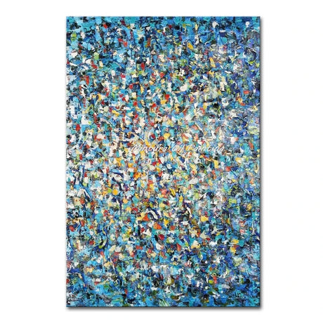Mintura,Handpainted Abstract Color Block Oil Painting on Canvas Frameless Poster Wall Art Picture Modern Home Decoration Artwork