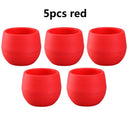 5/10/20pcs Mini Flower Pots for Succulents Small Plants DIY Interchangeable Planters with Drainage Hole Water Reservoir JXB