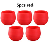 5/10/20pcs Mini Flower Pots for Succulents Small Plants DIY Interchangeable Planters with Drainage Hole Water Reservoir JXB