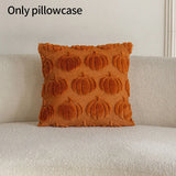 2026 Pumpkin Plush Pillow Covers Living Room Sofa Embroidered Crafts Couch Cushion Case Pillow Bedhead Throw Pillow Cover Decor
