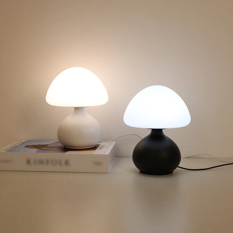 Modern Minimalist Mushroom Table Lamp with Three Color Switching and Infinite Dimming for Home Decoration Atmosphere Table Lamp
