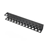 Heavy-Duty Metal Tool Rack, Space-Saving Wall-Mounted Organizer with Powder-Coated Iron, for Storing Screwdrivers, Pliers