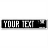 Personalized Metal Sign - Suitable for Offices, Workplaces & Homes, Custom Text, Ideal for Outdoor Decor.