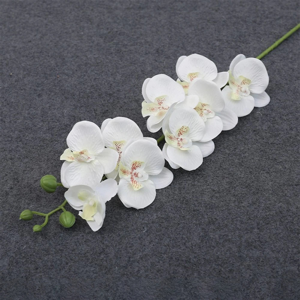 69cm Phalaenopsis Artificial Flower Branches Real Touch Faux Orchid Stems for Floral Arrangement Wedding Party Home Decoration