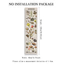 Floral & Plants Chart Vertical Tapestry Mushrooms Wall Hanging Reference Illustrative Botanical Art Tapestry Flowers Home Decor