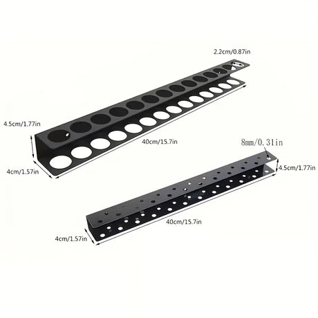 1 Piece Suitable For Garage Wall Mounted Multifunctional Tool Management Metal Screwdriver And Pliers Storage Rack