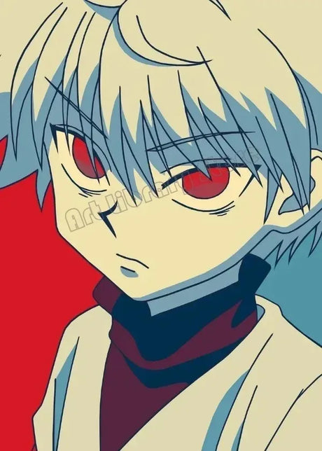 Hunter X Hunter Japanese Classic Anime Poster Killua Zoldyck Wall Art Pictures Canvas Painting Home Kids Room Decor Gift