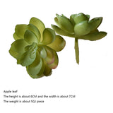12pcs Artificial Succulents Plants Green Faux Succulent Plant Home Garden Small Bonsai Decor Flower Desktop Fake Plants