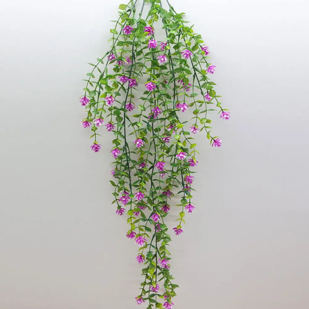 Artificial Plant Eucalyptus Camellia Plastic Wedding Festival Arch Wall Home Room Outdoor Garden Hanging UV Protection DIY Gifts