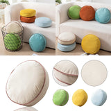 Nordic Minimalist Style Soft Round Cushion With Fillings Stuffed Floor Seat Mat Velvet Meditation Cushion Futon Throw Pillow
