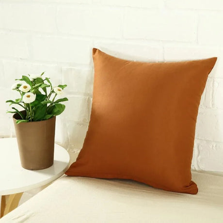 Candy Color Cushion Cover Solid Color Pillow Case Cover Decorative Pillowcase Seat Car Cushion Cover Pillow Case Home Supply
