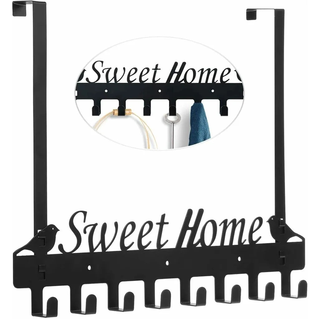 Decorative Metal Key Holder Wall Mounted Key Hooks Hanging Artwork Storage Rack Home Iron Art