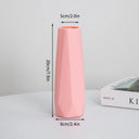 Nordic Vases Pure White Plastic Vases Imitation Ceramic Flower Vases Desktop Flowerpot Wedding Decor Home Ornament