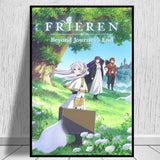 Frieren: Beyond Journey's End Poster Prints For Bedroom Living Room Sôsô no Furîren Anime Canvas Painting Wall Art Home Decor