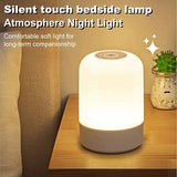 LED Night Light Dimmable Rechargeable/Plug-in Desktop Bedroom Bedside Lighting Decorative Touchscreen Reading RGB Desk Lamp