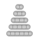 Silicone USB Cable Organizer USB Charging Cable Winder Desktop Tidy Management Clips Cable Holder For Mouse earphone Accessories