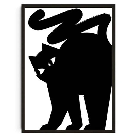 Vintage Abstract Animals Print Posters Mid Century Wall Art Canvas Painting Pictures for Living Room Bedroom Home Decor No Frame
