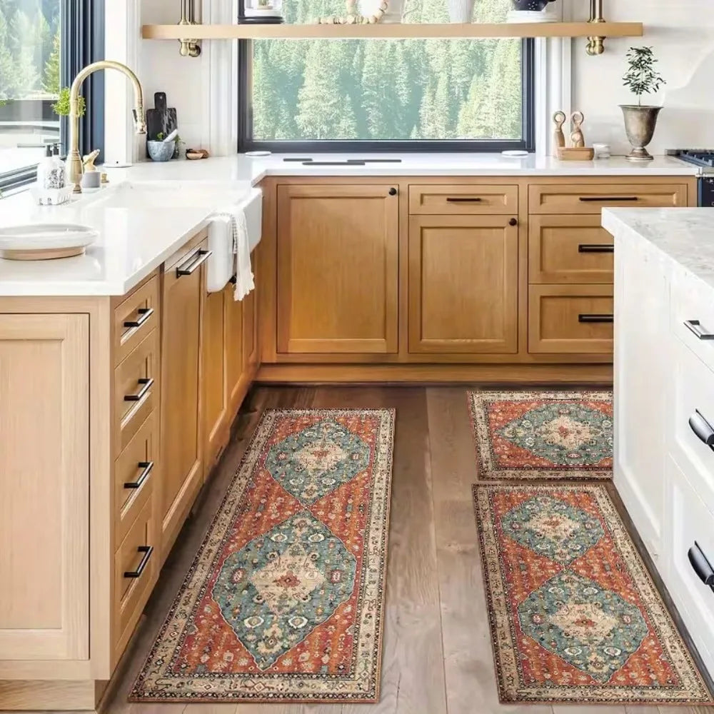 Hallway Runner Rugs Non Slip Machine Washable Carpet for Kitchen Entryway Living Bedroom Laundry Room Home Decoration