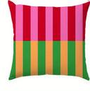 Vibrant Geometric Stripe Pillow Covers, Machine Washable with Zip Closure | Ideal for Living Room Sofa & Bedroom Decor