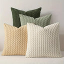Cordury Pillow Covers - Modern Decorative Cushion Cases with Zipper Closure, Machine Washable, No Inserts Included