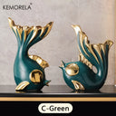 Ceramics Statue Exquisite Home Decor Modern Abstract Art Statue Ornaments Sculpture Decoration for Living Room Table Centerpiece