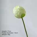 1PC DIY Decoration Artificial Flower New Landscape Long Stem PU Green Plant Artificial Flower Pole Lotus Pod Artificial Lotus