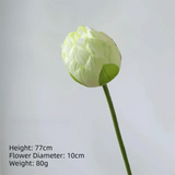 1PC DIY Decoration Artificial Flower New Landscape Long Stem PU Green Plant Artificial Flower Pole Lotus Pod Artificial Lotus
