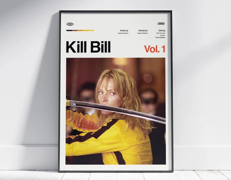 Vintage Classic Movie Series Canvas Poster Prints Pulp Fiction Kill Bill Wall Art Picture Home Wall Decor Painting Home Decor
